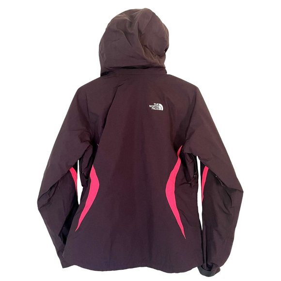 The North Face Eggplant & Pink Winter Ski Jacket with Zip-in Fleece Liner Womens - Picture 2 of 5
